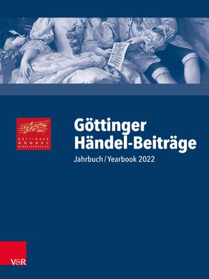 cover image of Göttinger Händel-Beiträge, Band 23